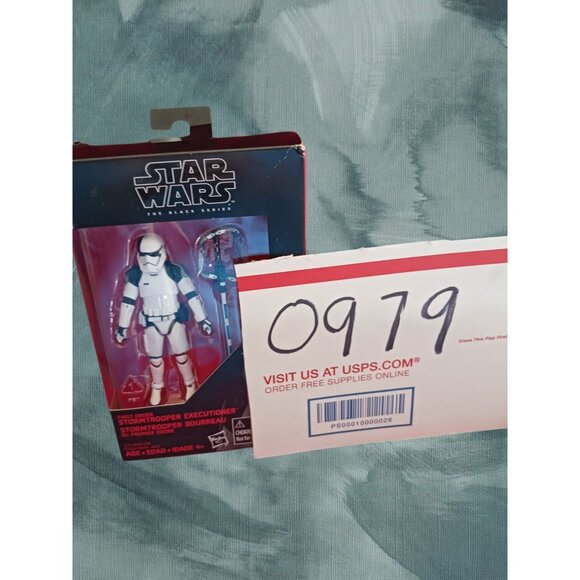 Hasbro Star Wars Black 017 Series First Order Stormtrooper Executioner Action Fi - Picture 4 of 4